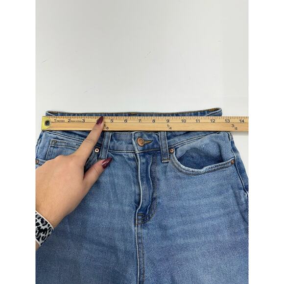 No Boundaries NOBO Womens Juniors Jeans Size 3 Distressed Denim - Picture 8 of 12